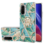 Custodia in TPU con motivo floreale compatibile Xiaomi