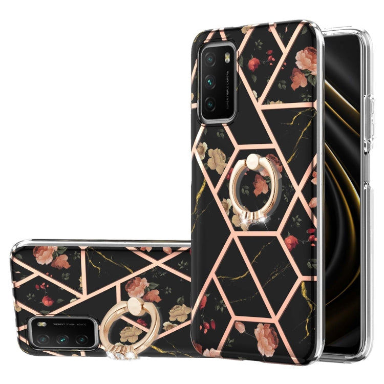 Custodia in TPU con motivo floreale compatibile Xiaomi