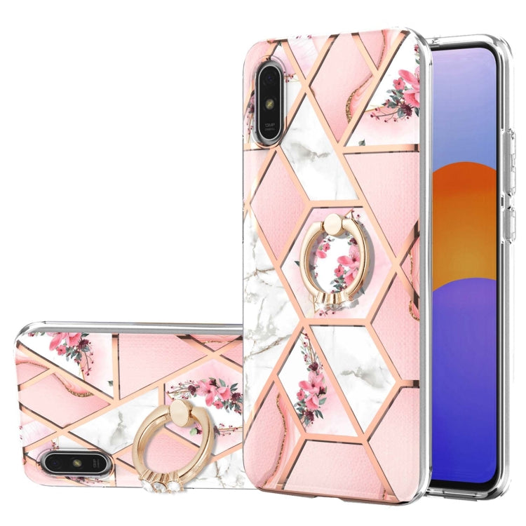 Custodia in TPU con motivo floreale compatibile Xiaomi