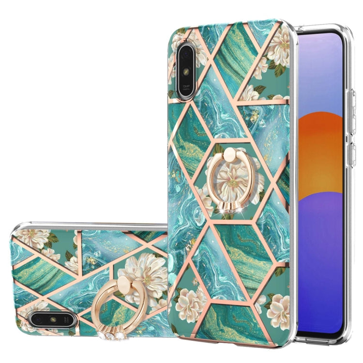 Custodia in TPU con motivo floreale compatibile Xiaomi