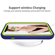 Wave Pattern 3 in 1 Custodia protettiva antiurto in silicone + PC, For iPhone 13 mini, For iPhone 13, For iPhone 13 Pro