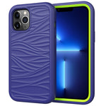 Custodia protettiva 3 in 1 in silicone e PC per iPhone 13 Pro Max