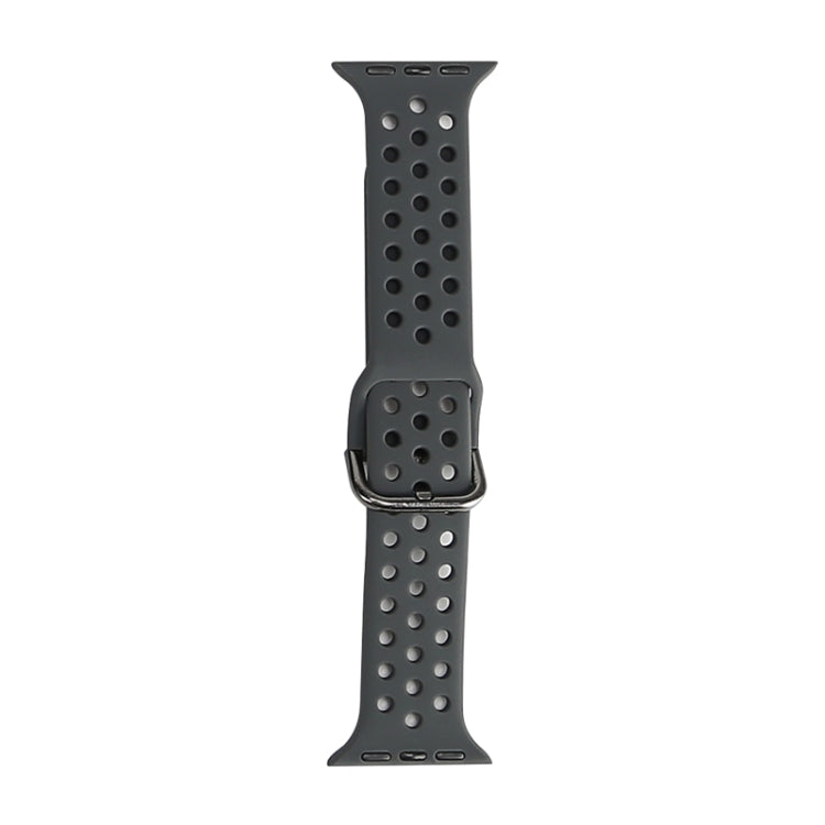 Cinturino di ricambio in silicone per Apple Watch Series, 7 45mm / 6 & SE & 5 & 4 44mm / 3 & 2 & 1 42mm