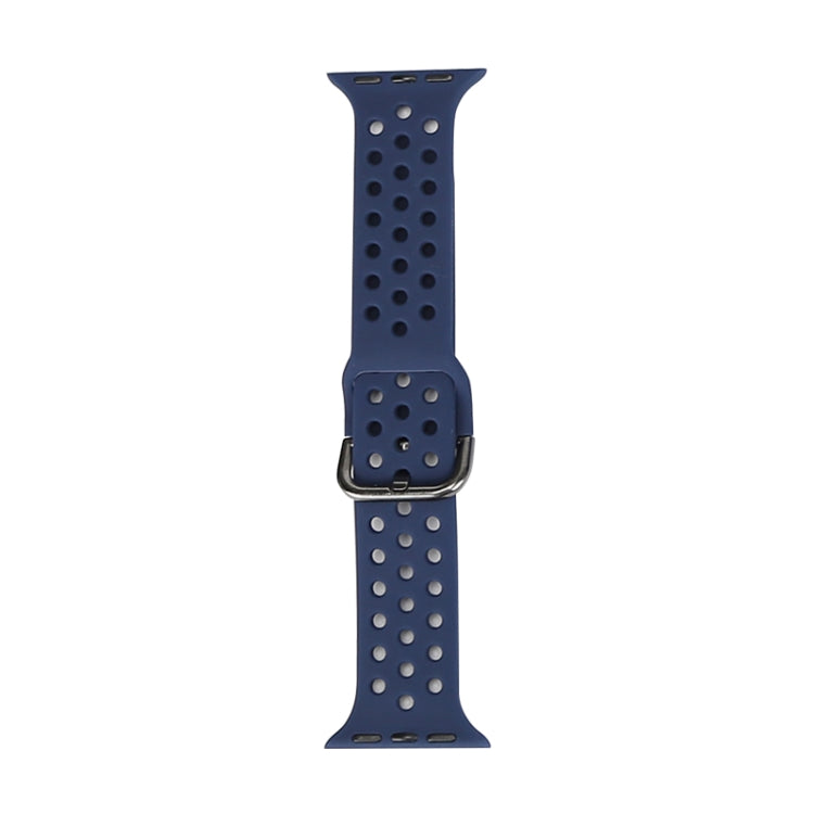 Cinturino di ricambio in silicone per Apple Watch Series, 7 45mm / 6 & SE & 5 & 4 44mm / 3 & 2 & 1 42mm