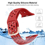 Cinturino di ricambio in silicone per Apple Watch Series, 7 45mm / 6 & SE & 5 & 4 44mm / 3 & 2 & 1 42mm