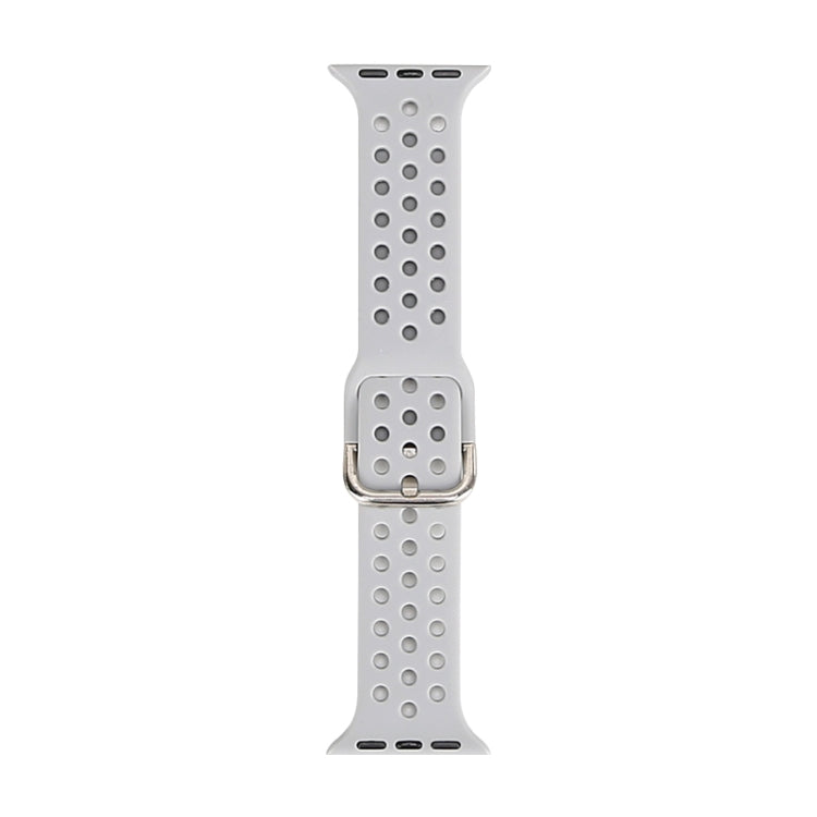 Cinturino di ricambio in silicone per Apple Watch Series, 7 41mm / 6 & SE & 5 & 4 40mm / 3 & 2 & 1 38mm