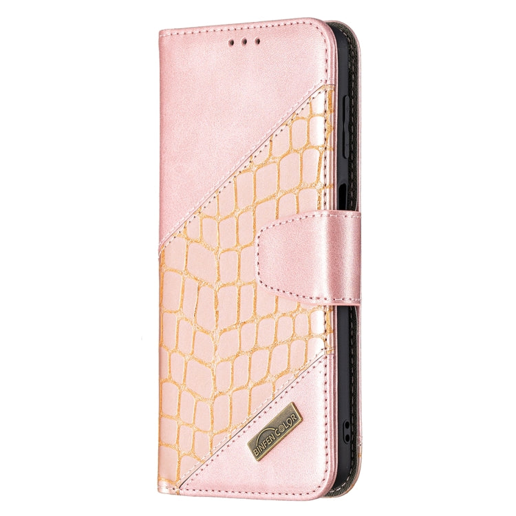 Custodia in pelle sintetica a vibrazione orizzontale con trama in coccodrillo abbinata con portafoglio, supporto e slot per carte, For Samsung Galaxy M32