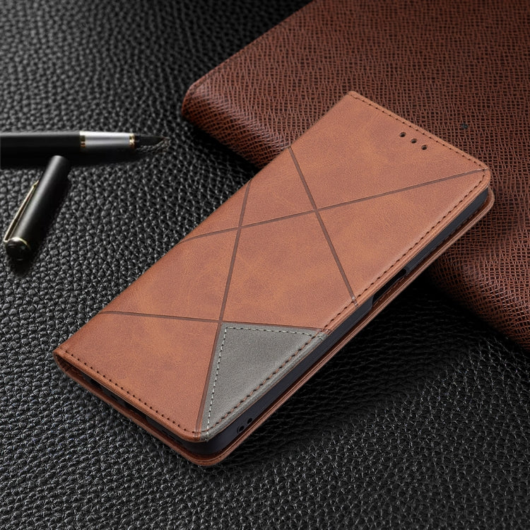 Custodia in pelle magnetica a rotazione orizzontale con struttura a rombo con supporto e slot per schede, For OPPO A74 5G / A93 5G / A54 5G, For OPPO A94 4G / Reno 5F / F19 Pro, For OPPO A94 5G / F19 Pro Plus / Reno5 Z 5G, For OPPO Reno5 Pro