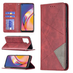 Custodia in pelle magnetica a rotazione orizzontale con struttura a rombo con supporto e slot per schede, For OPPO A74 5G / A93 5G / A54 5G, For OPPO A94 4G / Reno 5F / F19 Pro, For OPPO A94 5G / F19 Pro Plus / Reno5 Z 5G, For OPPO Reno5 Pro