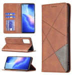 Custodia in pelle magnetica a rotazione orizzontale con struttura a rombo con supporto e slot per schede, For OPPO A74 5G / A93 5G / A54 5G, For OPPO A94 4G / Reno 5F / F19 Pro, For OPPO A94 5G / F19 Pro Plus / Reno5 Z 5G, For OPPO Reno5 Pro