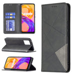 Custodia in pelle magnetica a rotazione orizzontale con struttura a rombo con supporto e slot per schede, For OPPO Reno5, For OPPO Reno6, For OPPO Realme 8 / 8 Pro, For OPPO Realme C15 / C12 / C25
