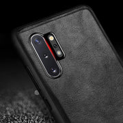 Custodia TPU antiurto in pelle per Samsung Galaxy Note10+