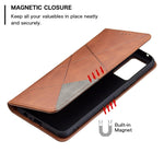 Custodia in pelle magnetica a rotazione orizzontale con struttura a rombo con supporto e slot per schede, For vivo V21e 4G, For vivo V21e 5G, For vivo V21, For vivo Y11/Y15/Y12/Y17