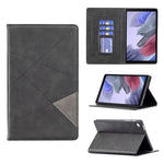 Custodia in pelle magnetica a rotazione orizzontale con struttura a rombo con supporto e slot per schede, For Samsung Galaxy Tab A7 Lite SM-T220/SM-T225