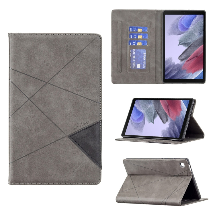 Custodia in pelle magnetica a rotazione orizzontale con struttura a rombo con supporto e slot per schede, For Samsung Galaxy Tab A7 Lite SM-T220/SM-T225