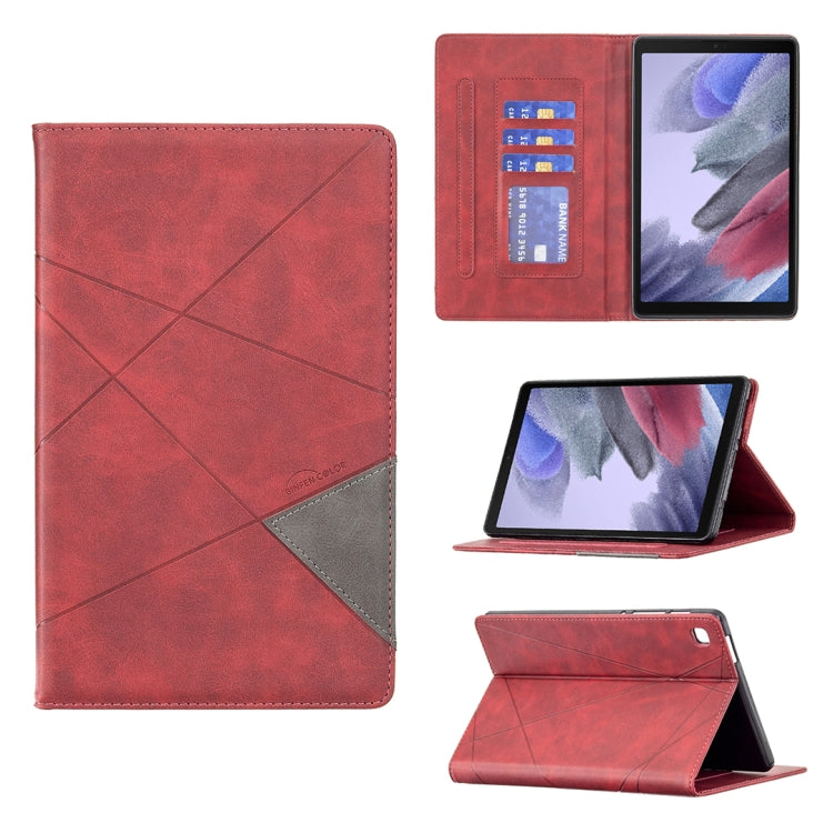 Custodia in pelle magnetica a rotazione orizzontale con struttura a rombo con supporto e slot per schede, For Samsung Galaxy Tab A7 Lite SM-T220/SM-T225