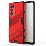 Punk Armor 2 in 1 PC + custodia antiurto in TPU con supporto invisibile, For Realme GT Explorer Master, For OPPO Realme GT Explorer Master