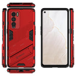 Punk Armor 2 in 1 PC + custodia antiurto in TPU con supporto invisibile, For Realme GT Explorer Master, For OPPO Realme GT Explorer Master
