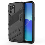 Punk Armor 2 in 1 PC + custodia antiurto in TPU con supporto invisibile, For OPPO Reno6 Z, For Huawei nova 8i Foreign Version, For Honor X20