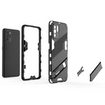 Punk Armor 2 in 1 PC + custodia antiurto in TPU con supporto invisibile, For OPPO Reno6 Z, For Huawei nova 8i Foreign Version, For Honor X20