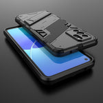 Punk Armor 2 in 1 PC + custodia antiurto in TPU con supporto invisibile, For OPPO Reno6 Z, For Huawei nova 8i Foreign Version, For Honor X20