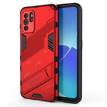 Punk Armor 2 in 1 PC + custodia antiurto in TPU con supporto invisibile, For OPPO Reno6 Z, For Huawei nova 8i Foreign Version, For Honor X20