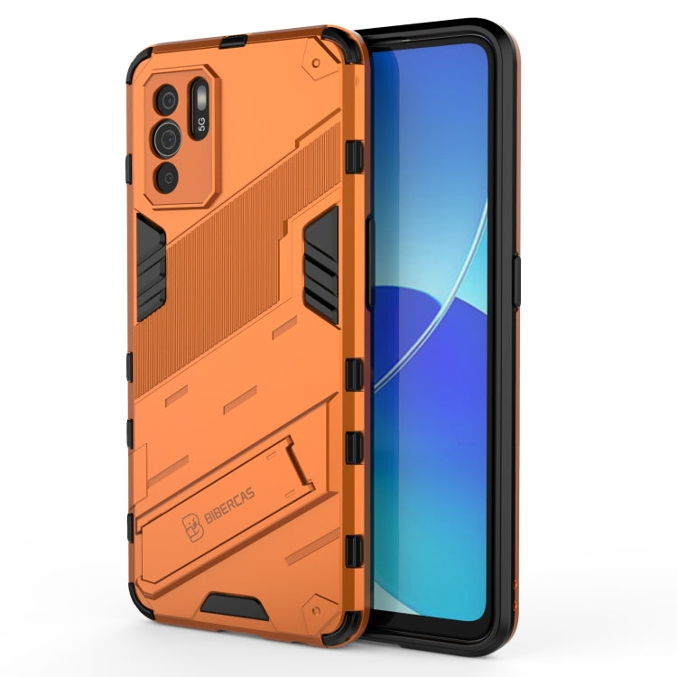 Punk Armor 2 in 1 PC + custodia antiurto in TPU con supporto invisibile, For OPPO Reno6 Z, For Huawei nova 8i Foreign Version, For Honor X20
