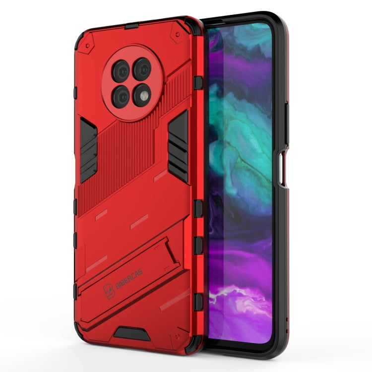 Punk Armor 2 in 1 PC + custodia antiurto in TPU con supporto invisibile, For OPPO Reno6 Z, For Huawei nova 8i Foreign Version, For Honor X20