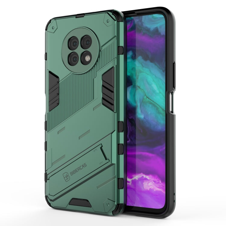 Punk Armor 2 in 1 PC + custodia antiurto in TPU con supporto invisibile, For OPPO Reno6 Z, For Huawei nova 8i Foreign Version, For Honor X20
