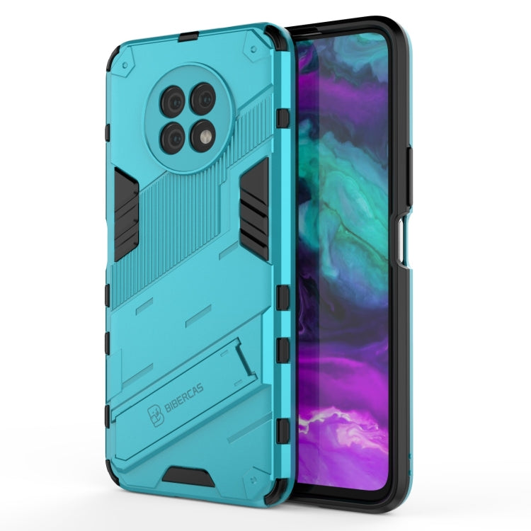 Punk Armor 2 in 1 PC + custodia antiurto in TPU con supporto invisibile, For OPPO Reno6 Z, For Huawei nova 8i Foreign Version, For Honor X20