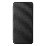 Struttura in fibra di carbonio Flip orizzontale magnetico Custodia in pelle TPU + PC + PU con slot per schede, For UMIDIGI Power 5