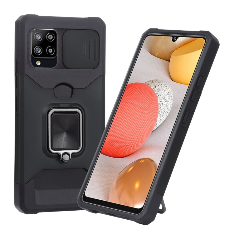 Cover per fotocamera scorrevole Design Custodia antiurto per PC + TPU con supporto per anello e slot per schede, For Google Pixel 5a 5G, For Samsung Galaxy A42 5G, For Samsung Galaxy A72 5G, For Samsung Galaxy Note20 Ultra
