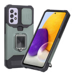 Cover per fotocamera scorrevole Design Custodia antiurto per PC + TPU con supporto per anello e slot per schede, For Google Pixel 5a 5G, For Samsung Galaxy A42 5G, For Samsung Galaxy A72 5G, For Samsung Galaxy Note20 Ultra