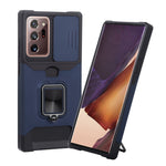 Cover per fotocamera scorrevole Design Custodia antiurto per PC + TPU con supporto per anello e slot per schede, For Google Pixel 5a 5G, For Samsung Galaxy A42 5G, For Samsung Galaxy A72 5G, For Samsung Galaxy Note20 Ultra