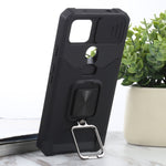 Cover per fotocamera scorrevole Design Custodia antiurto per PC + TPU con supporto per anello e slot per schede, For Google Pixel 5a 5G, For Samsung Galaxy A42 5G, For Samsung Galaxy A72 5G, For Samsung Galaxy Note20 Ultra