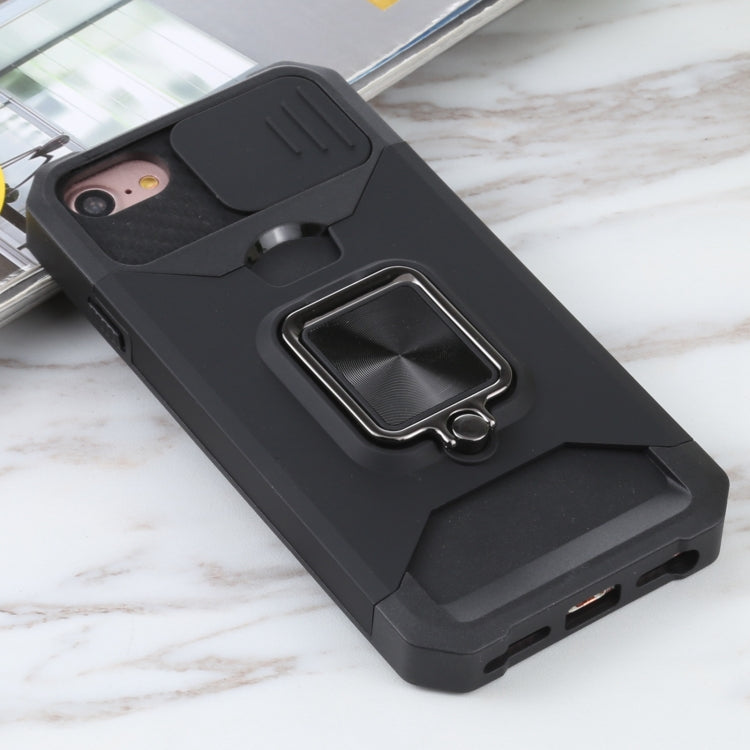 Cover scorrevole PC+TPU con slot carte per iPhone SE 2022 e model