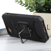Cover per fotocamera scorrevole Design Custodia antiurto per PC + TPU con supporto per anello e slot per schede, For iPhone SE 2022 / SE 2020 / 8 / 7 / 6s / 6, For iPhone 8 Plus / 7 Plus / 6s Plus / 6 Plus