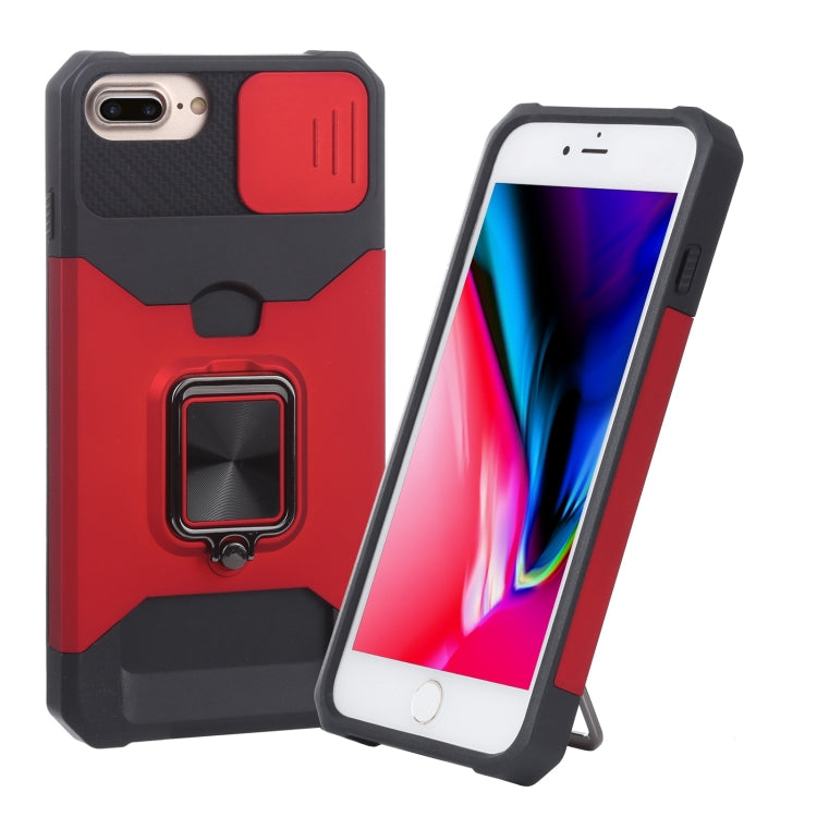 Cover scorrevole PC+TPU con slot carte per iPhone SE 2022 e model