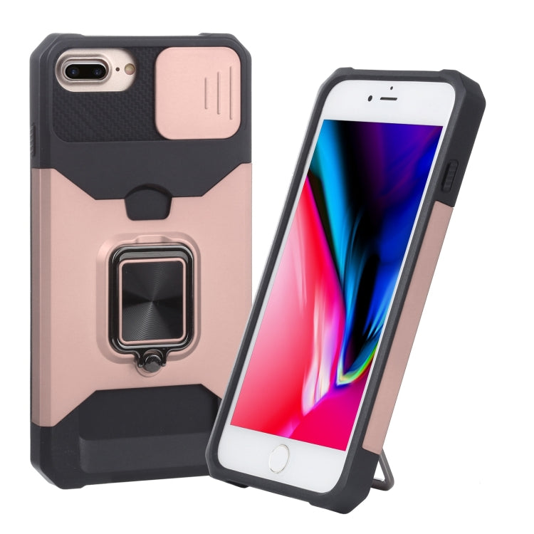 Cover scorrevole PC+TPU con slot carte per iPhone SE 2022 e model