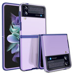 Semplice custodia antiurto PC + TPU in cristallo trasparente all-inclusive, For Samsung Galaxy Z Flip3 5G