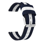 Per Samsung Galaxy Watch4 40/44mm e Watch4 Classic 42/46mm cinturino in nylon con cinturino di ricambio