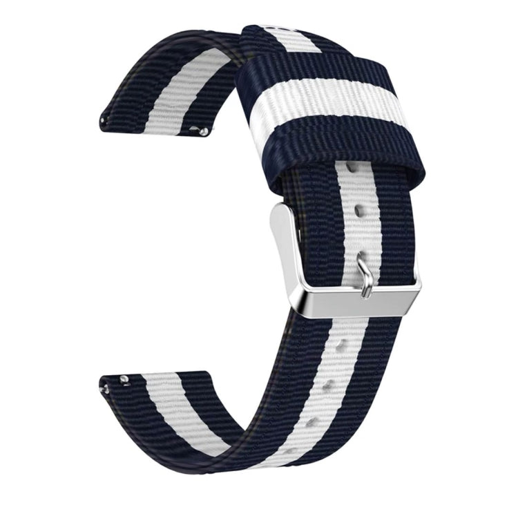 Per Samsung Galaxy Watch4 40/44mm e Watch4 Classic 42/46mm cinturino in nylon con cinturino di ricambio