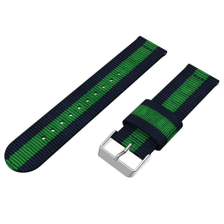 Per Samsung Galaxy Watch4 40/44mm e Watch4 Classic 42/46mm cinturino in nylon con cinturino di ricambio