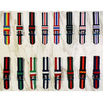 Per Samsung Galaxy Watch4 40/44mm e Watch4 Classic 42/46mm cinturino in nylon con cinturino di ricambio