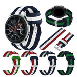Per Samsung Galaxy Watch4 40/44mm e Watch4 Classic 42/46mm cinturino in nylon con cinturino di ricambio
