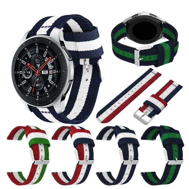 Per Samsung Galaxy Watch4 40/44mm e Watch4 Classic 42/46mm cinturino in nylon con cinturino di ricambio