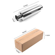 Silenziatore universale per tubo di scarico in acciaio inossidabile per auto/moto, Exhaust Pipe