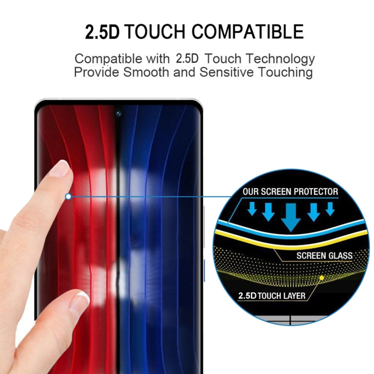 Pellicola in vetro temperato a schermo intero con bordo curvo 3D, For vivo iQOO 8 Pro (1 PC)