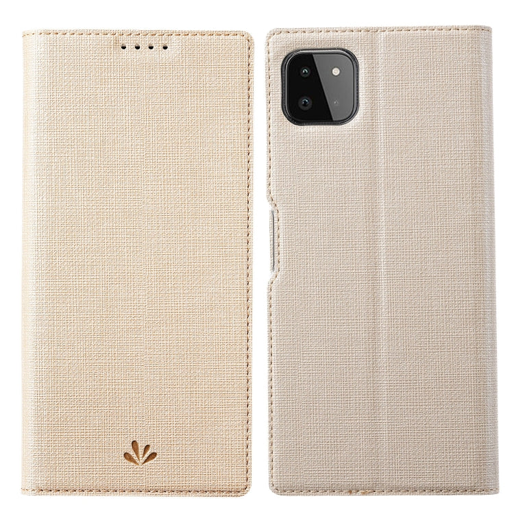 ViLi serie DMX Custodia a ribalta orizzontale antiurto in pelle TPU + PU con attrazione magnetica con slot per schede e supporto, For Samsung Galaxy A22 4G, For Samsung Galaxy A22 5G