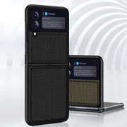 Custodia antiurto in PU fibra di carbonio per Samsung Galaxy Z Fl